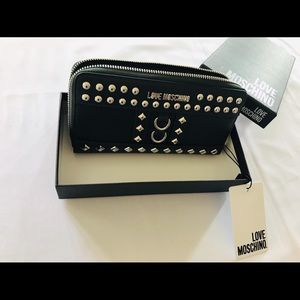 Love Moschino Wallet Dark Green Color